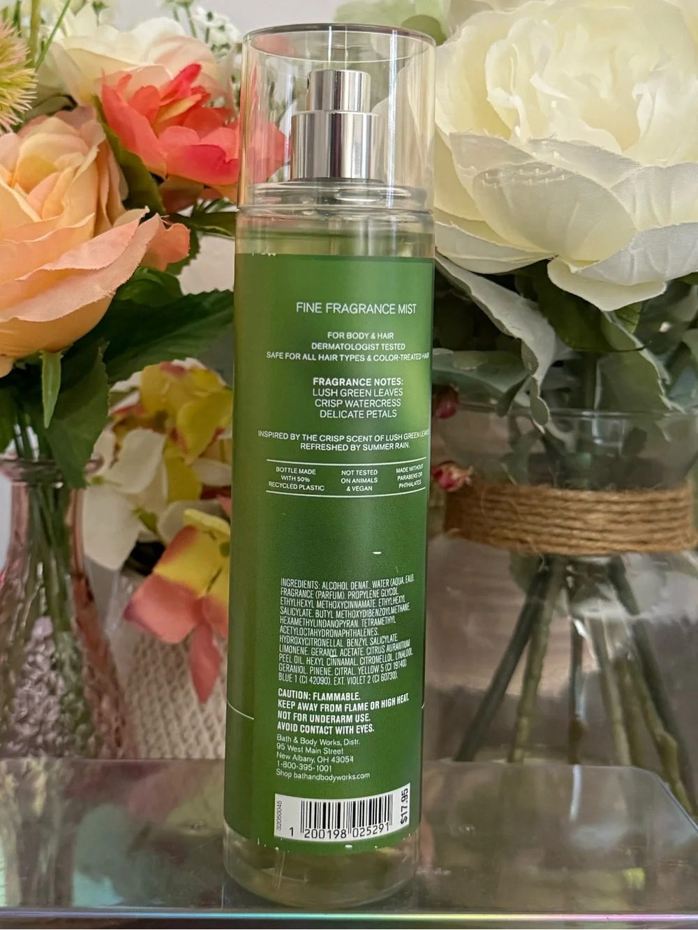 🆕🍃 BATH & BODY WORKS “RAIN KISSED LEAVES“ FINE FRAGRANCE MIST. BRAND NEW.